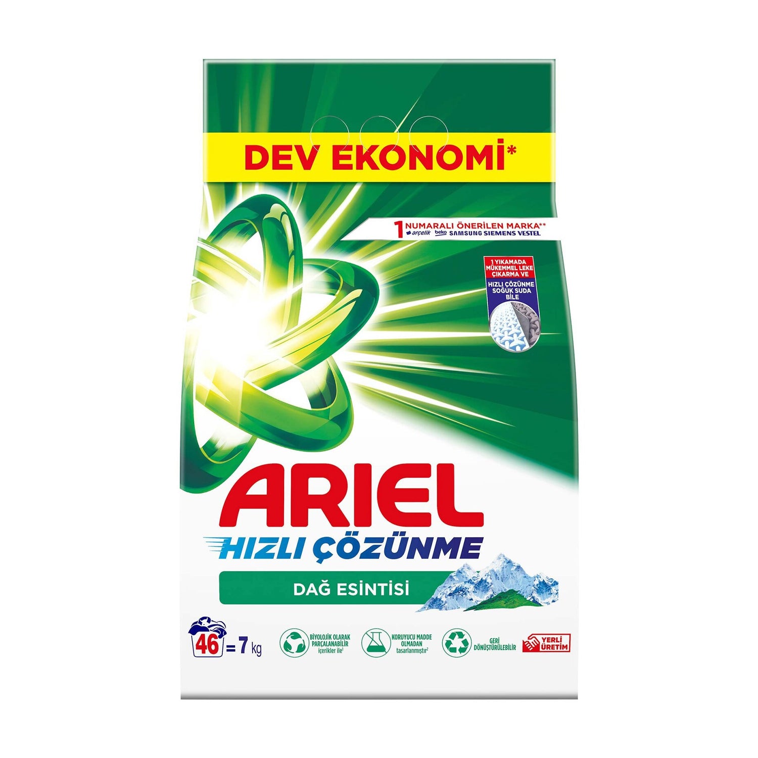 Ariel Beyaz Deterjan 7Kg